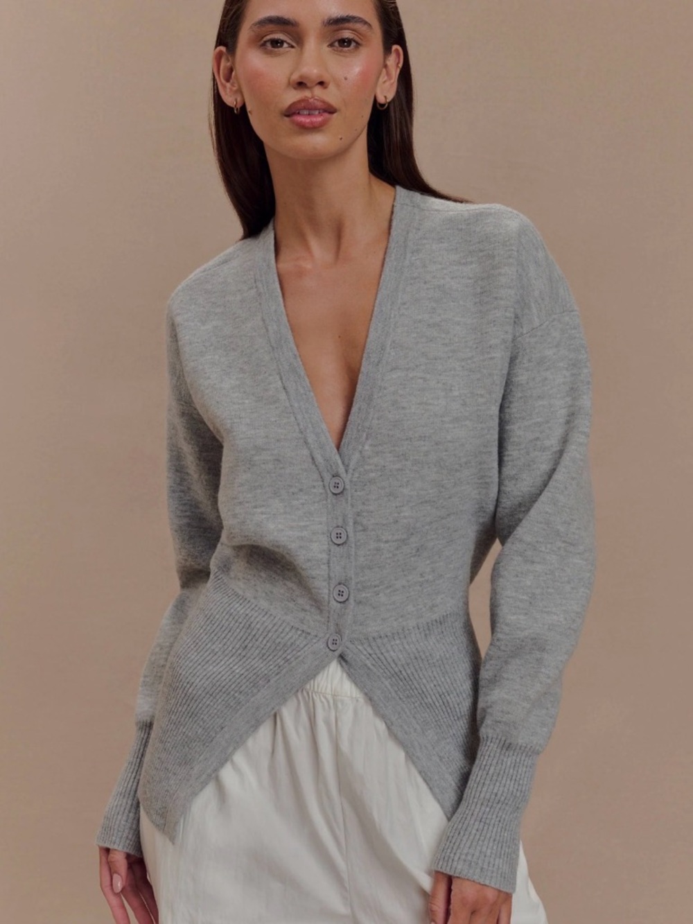 Meshki Alexia Buttoned Oversized Cardigan - Picture 2 of 7